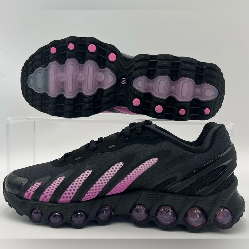 Nike Air Max 💅 Dn8 Running Shoes Black Playful Pink Women’s IH4483-001 NEW - Picture 4 of 12